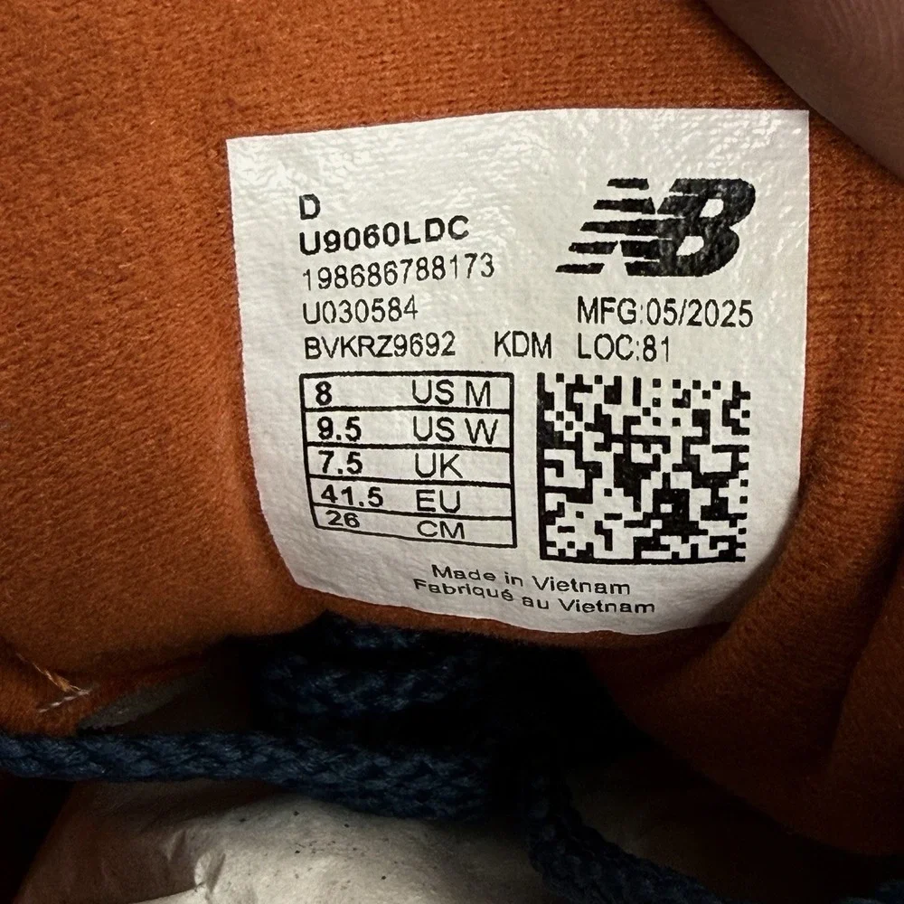 Size 8 New Balance 9060 Blue Beige Mens Shoes (U9060LDC) Lifestyle‎ Sneakers